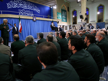 دیدار فرماندهان سپاه پاسداران انقلاب اسلامی با رهبر انقلاب