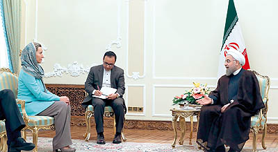 ماموریت دووجهی موگرینی در ایران