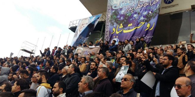 آخرین وداع پورحیدری در شیرودی انجام شد+ تصاویر