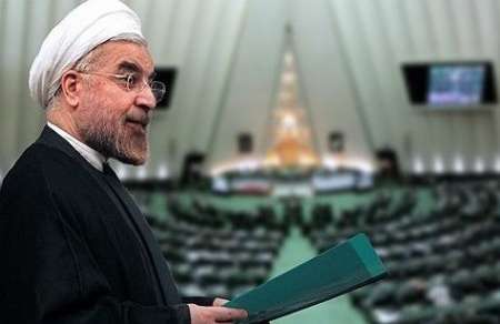 رییس جمهوری برای دفاع از وزرای پیشنهادی وارد مجلس شد