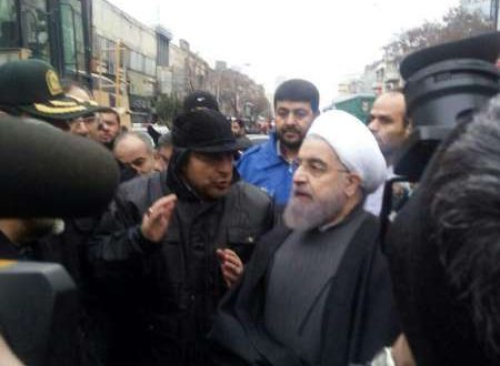 رئیس جمهوری در محل حادثه ساختمان پلاسکو حضور یافت
