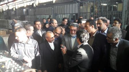 وزیر کشور از شرکت آلومرول اراک بازدید کرد