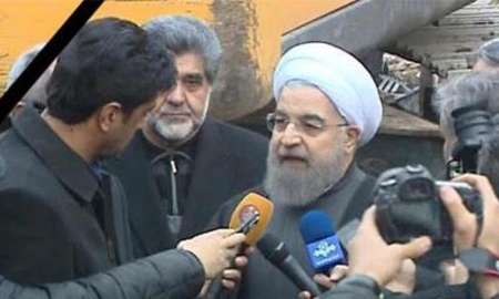 رئیس جمهور: در مقابل فداکاری امدادگران و آتش نشانان باید سر تعظیم فرود آوریم/ بیمه ها سریع به بیمه شدگان کمک کنند